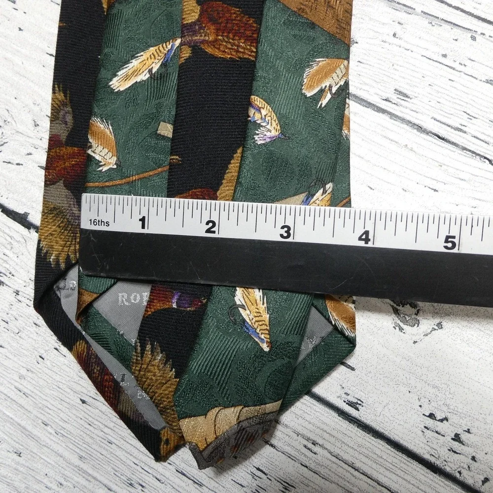 Robert Talbott Ties Mens One Size Multicolor Hunting Fishing Silk Italy Lot 2